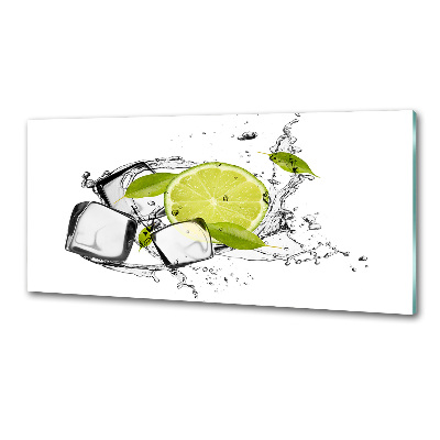 Cooker splashback Ice lime