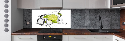 Cooker splashback Ice lime