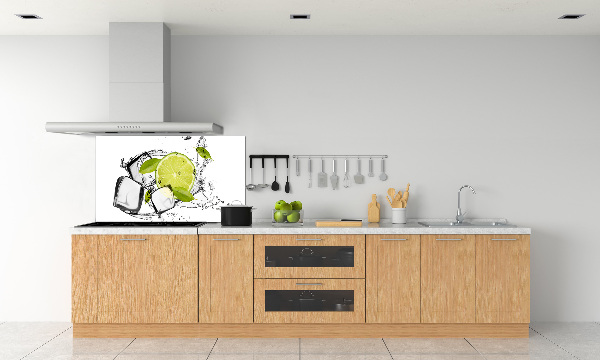 Cooker splashback Ice lime