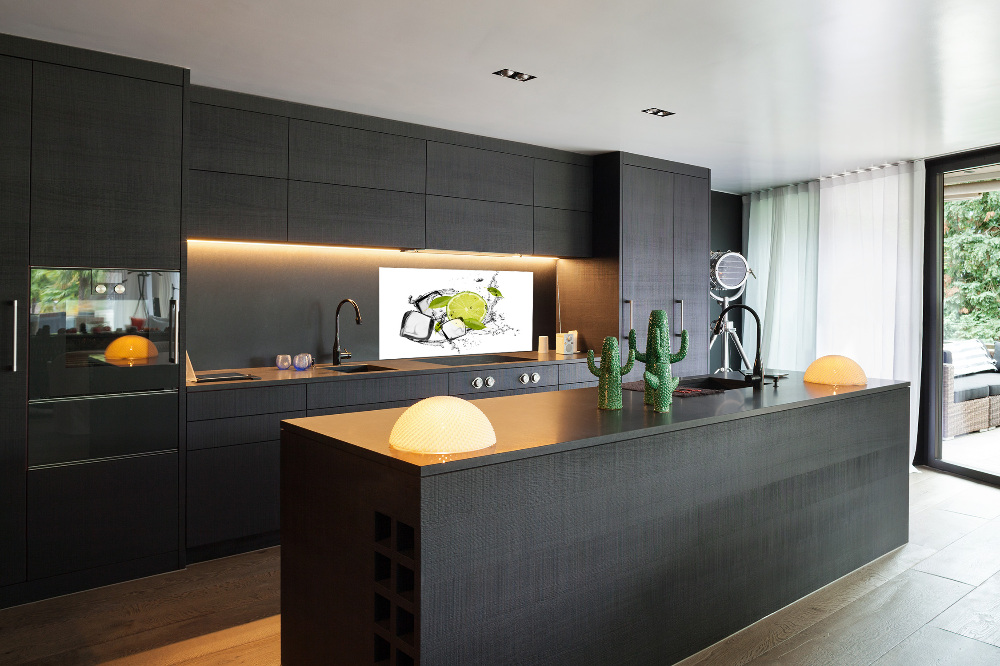 Cooker splashback Ice lime