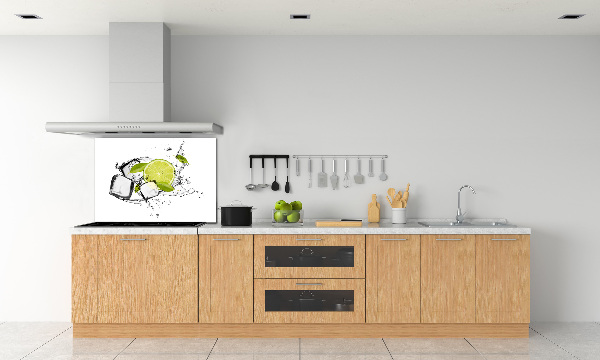 Cooker splashback Ice lime