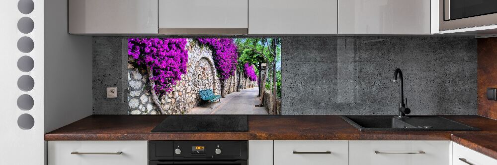 Kitchen splashback Charming streets