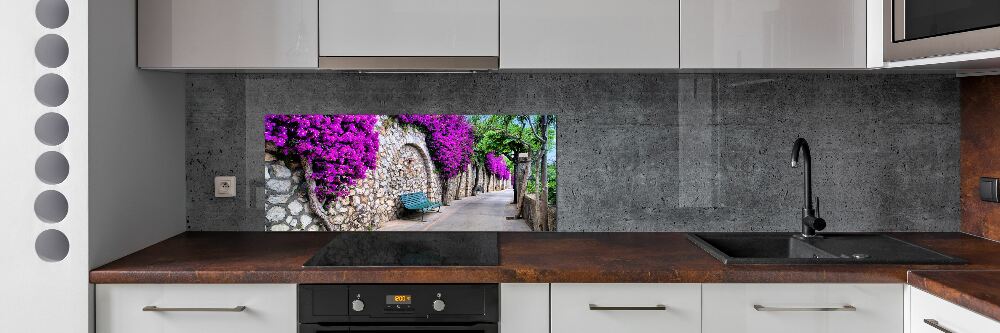 Kitchen splashback Charming streets