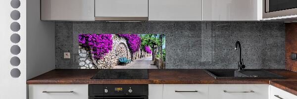 Kitchen splashback Charming streets