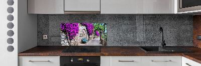 Kitchen splashback Charming streets