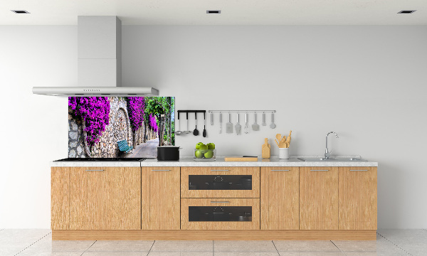 Kitchen splashback Charming streets