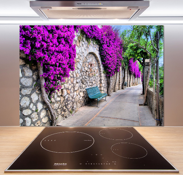 Kitchen splashback Charming streets