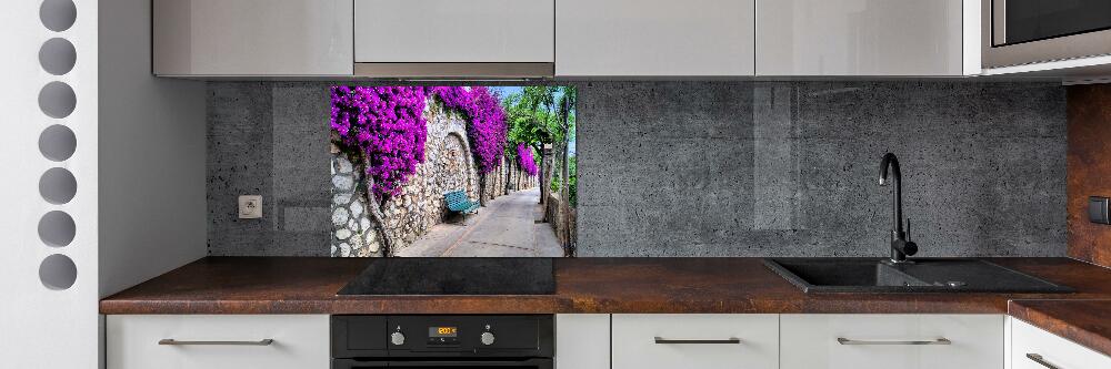 Kitchen splashback Charming streets