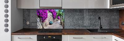 Kitchen splashback Charming streets