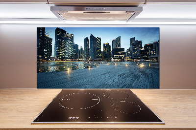 Kitchen splashback Singapore at night