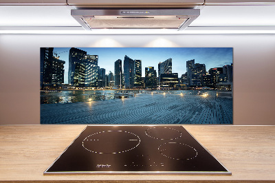 Kitchen splashback Singapore at night