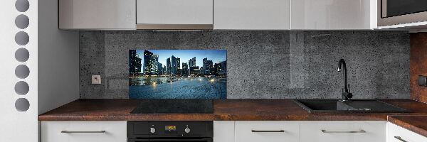 Kitchen splashback Singapore at night