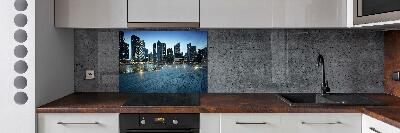 Kitchen splashback Singapore at night