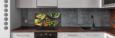 Cooker splashback Olives