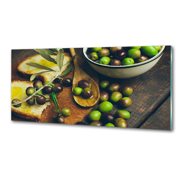 Cooker splashback Olives