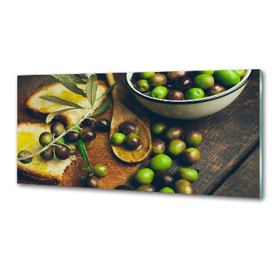 Cooker splashback Olives