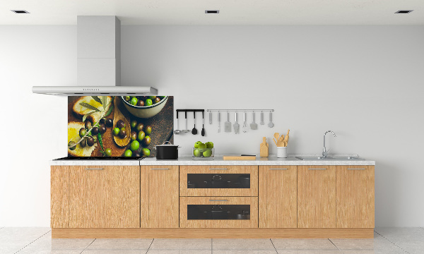 Cooker splashback Olives