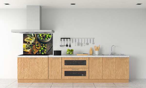 Cooker splashback Olives