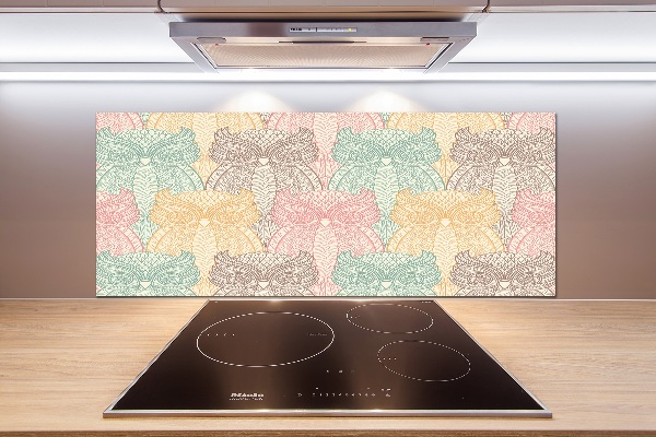 Cooker splashback Owls