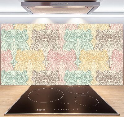 Cooker splashback Owls