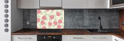 Cooker splashback Roses