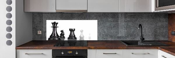 Cooker splashback Chessman