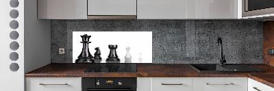 Cooker splashback Chessman