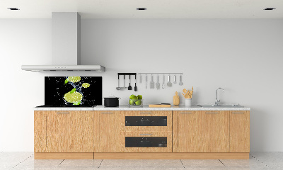 Cooker splashback Lime and water