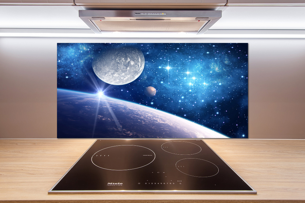 Kitchen splashback Moon