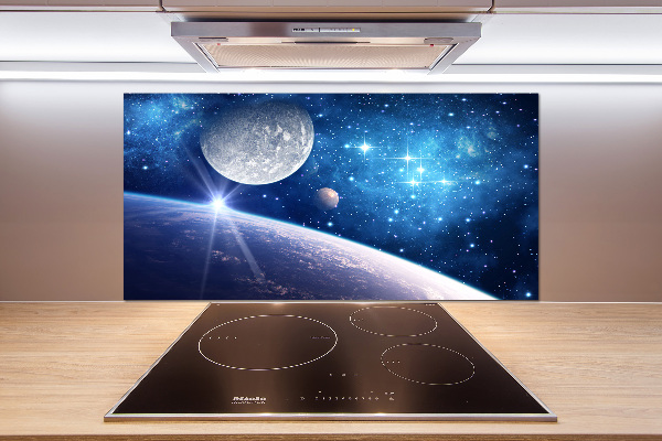 Kitchen splashback Moon