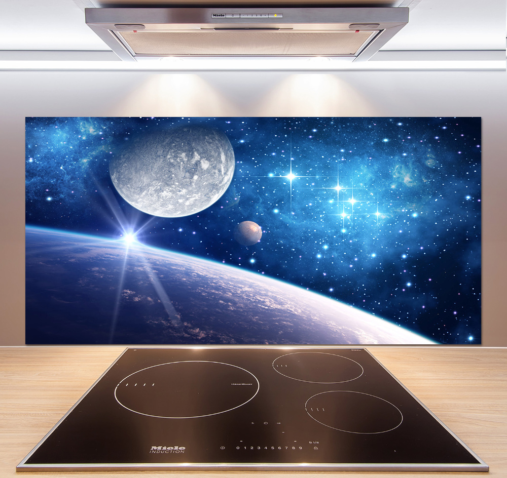 Kitchen splashback Moon