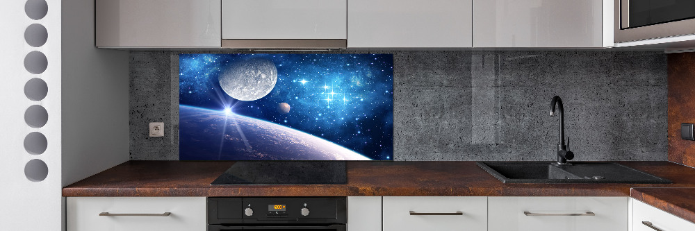 Kitchen splashback Moon