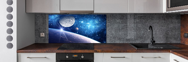 Kitchen splashback Moon