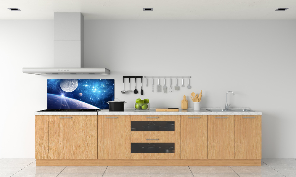 Kitchen splashback Moon