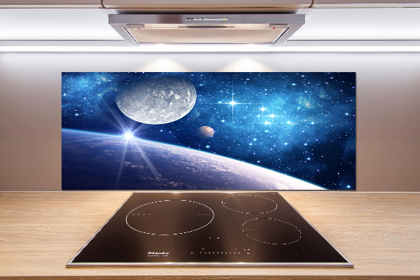 Kitchen splashback Moon