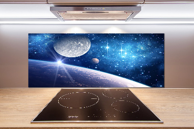 Kitchen splashback Moon