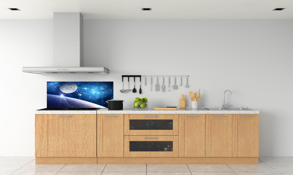 Kitchen splashback Moon