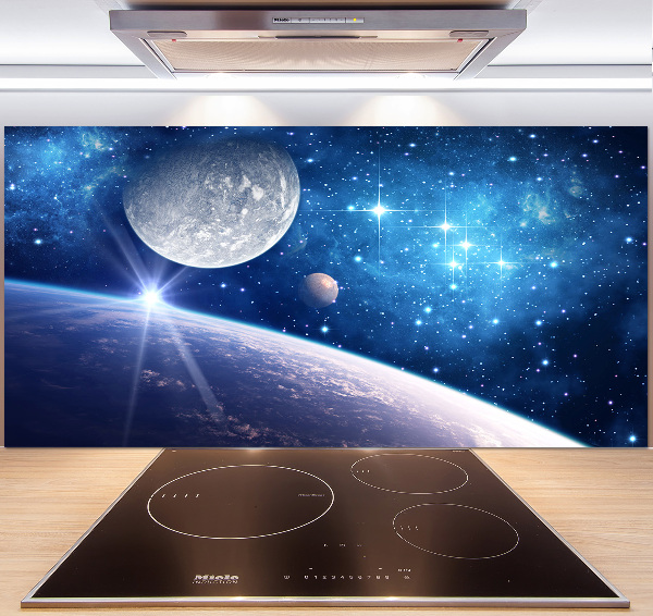 Kitchen splashback Moon