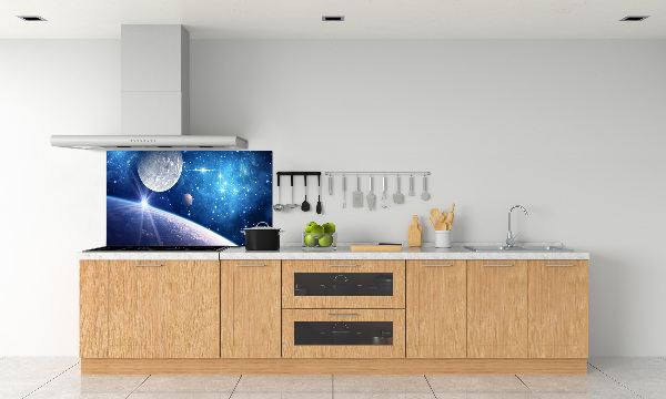 Kitchen splashback Moon