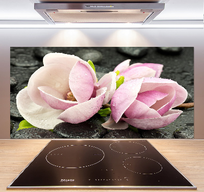 Cooker splashback Magnolia stone zen