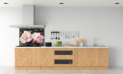 Cooker splashback Magnolia stone zen