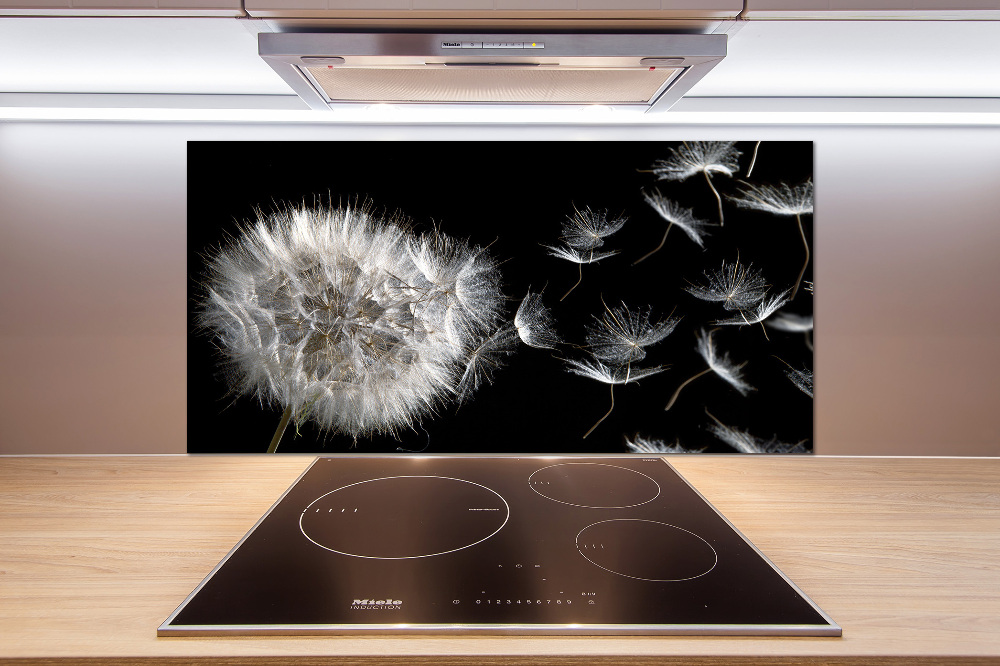 Cooker splashback Dandelion