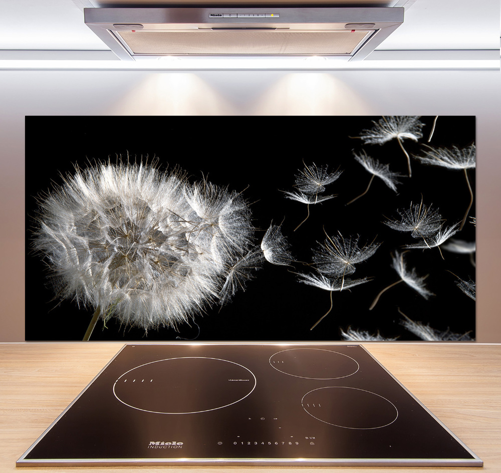 Cooker splashback Dandelion