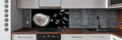 Cooker splashback Dandelion