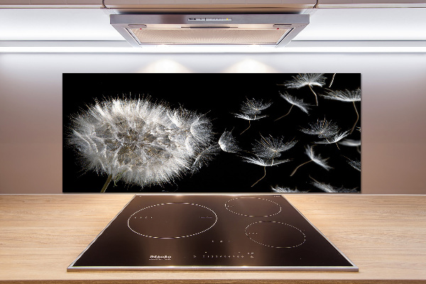 Cooker splashback Dandelion