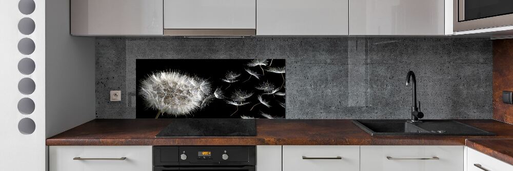 Cooker splashback Dandelion