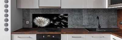 Cooker splashback Dandelion