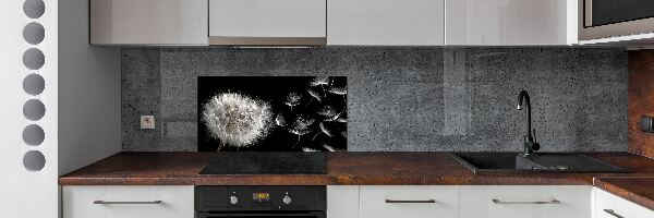 Cooker splashback Dandelion