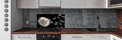 Cooker splashback Dandelion