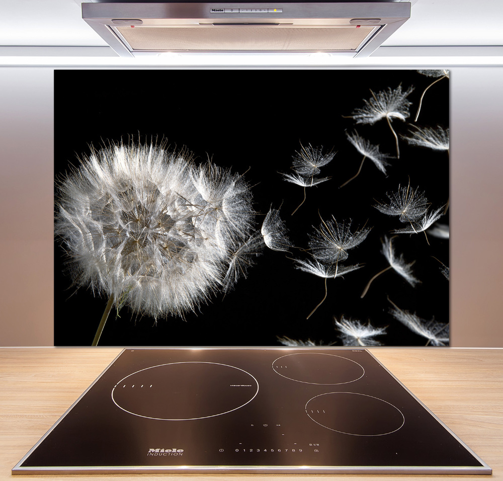 Cooker splashback Dandelion